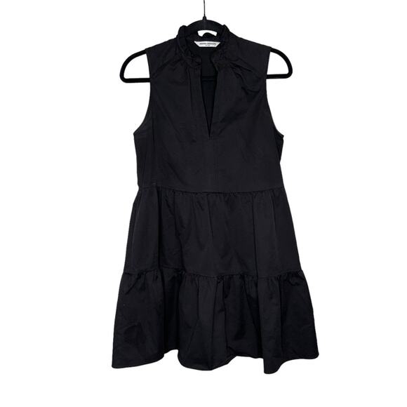 Amanda Uprichard Sleeveless Saffron Dress Black - Picture 2 of 6